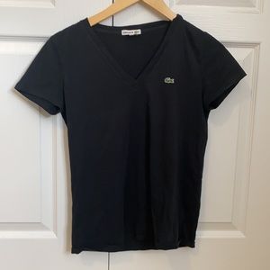 Lacoste V-Neck T-Shirt Size 36